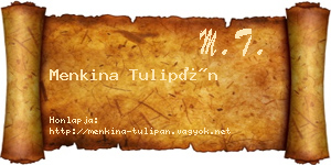 Menkina Tulipán névjegykártya